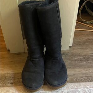 Women's Navy Blue Tall Ugg Boots
